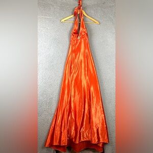 Vintage Jessica McClintock For Gunne Sax Orange Gown